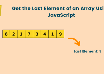 Get the Last Element of an Array Using JavaScript