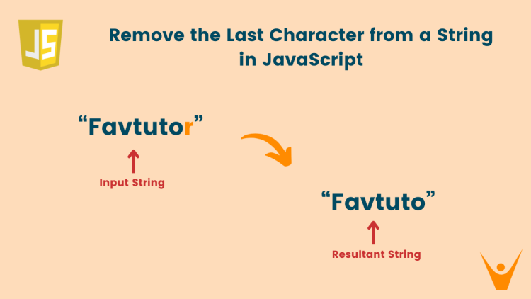 Remove the Last Character from a String in JavaScript