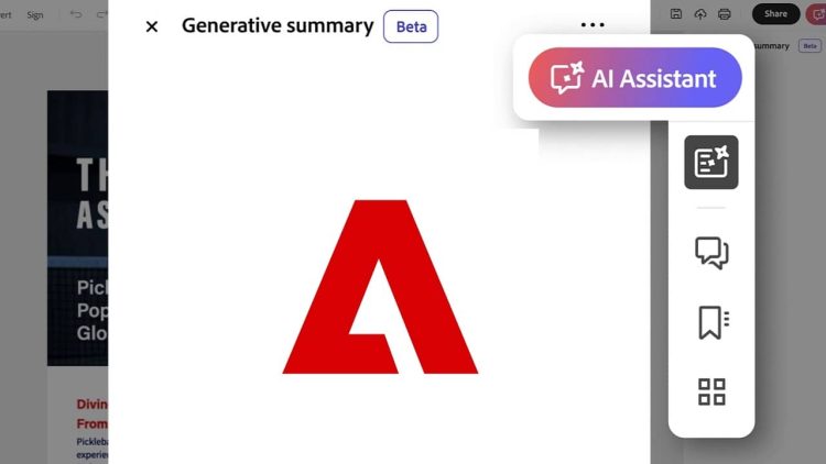 Adobe AI Assistant for PDF