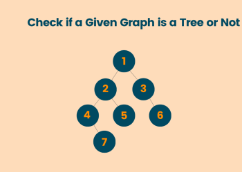 Check if a Given Graph is a Tree or Not