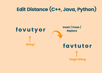 Edit Distance problem