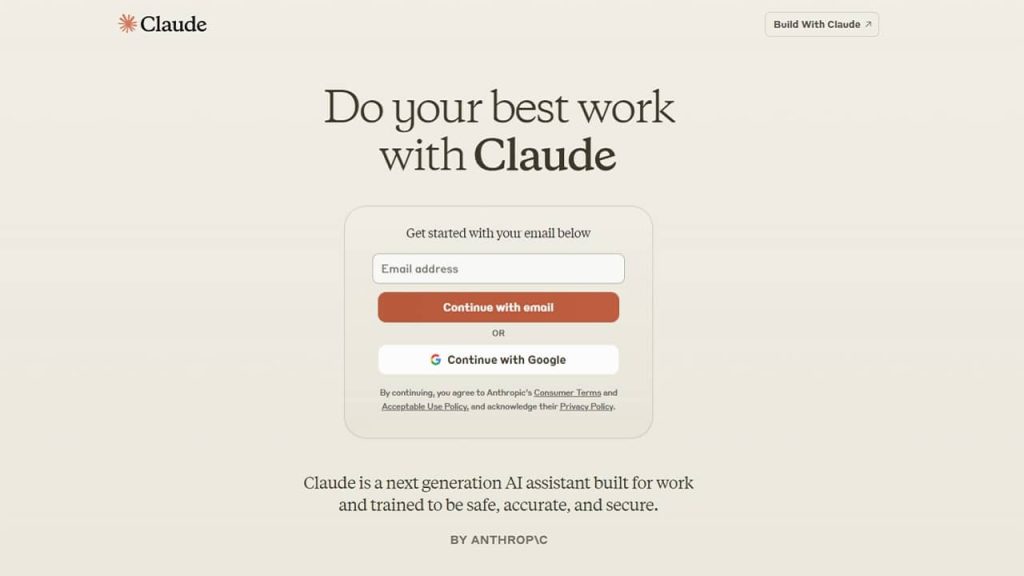 Claude 3 website to access