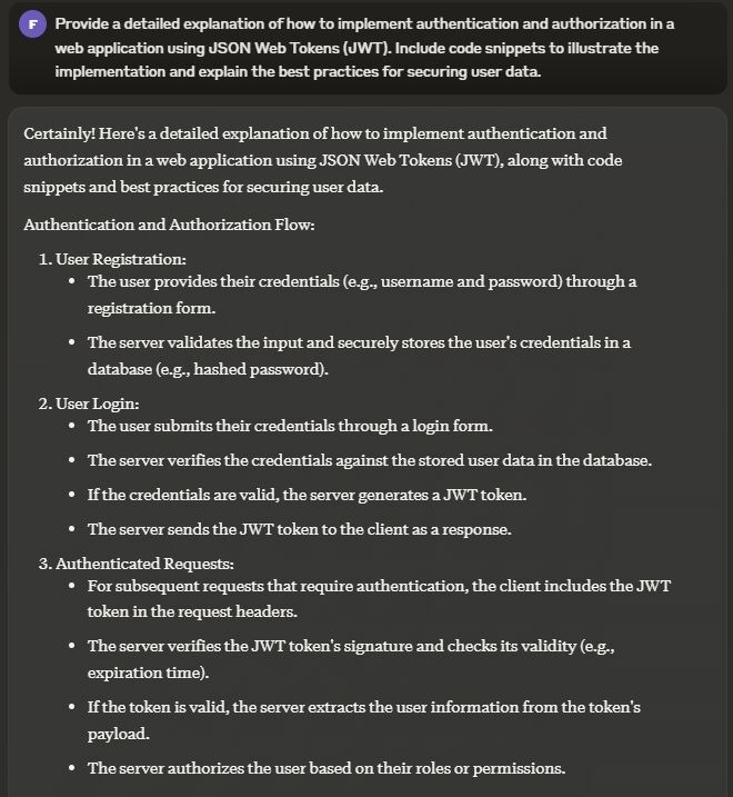 provide a detailed explanation of how to implement authentication and authorization in a web application using JSON Web Tokens