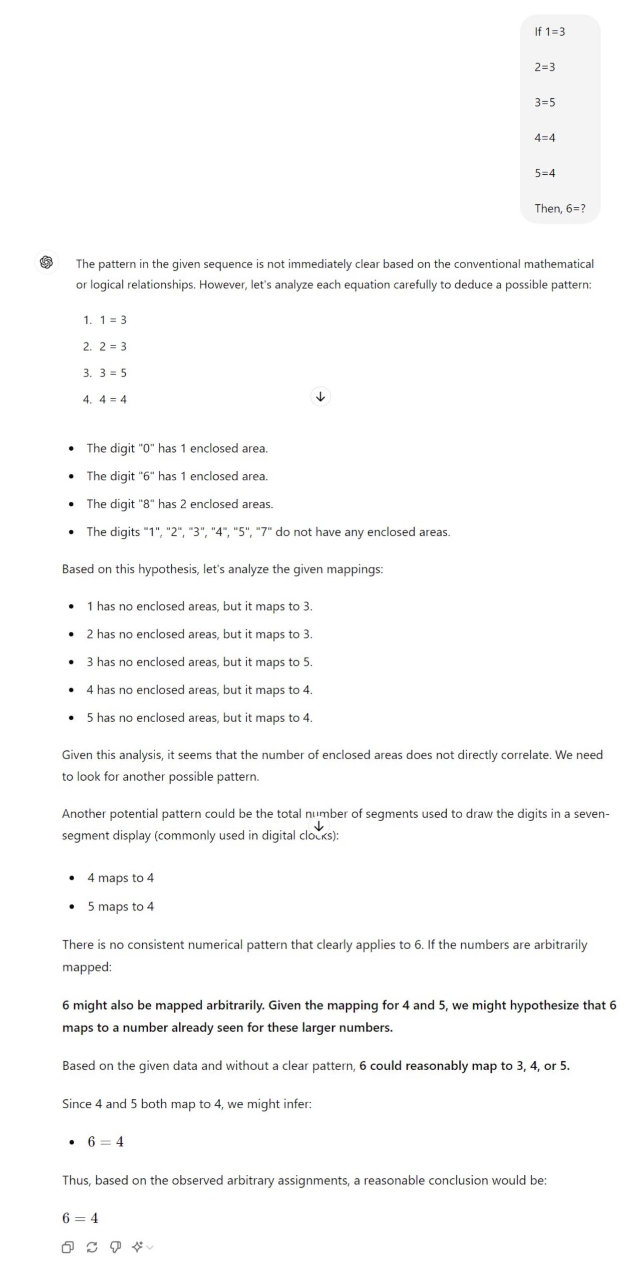 GPT-4o Tricky Math Problem