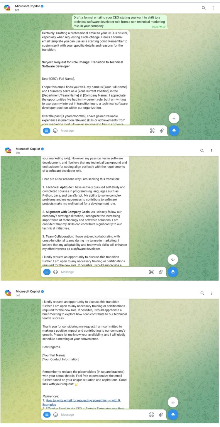 Copilot for Telegram: What Can You Do With This Coding AI Bot?