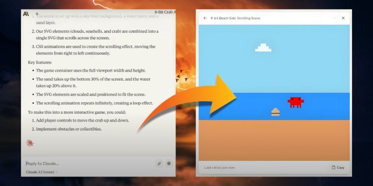 Claude 3.5 Sonnet Artifacts Feature