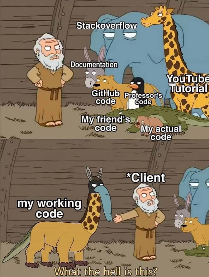 Working code meme