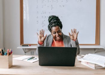 Teacher catching students doing homework with ChatGPT