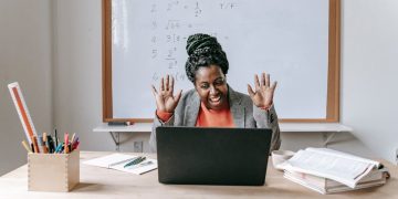Teacher catching students doing homework with ChatGPT