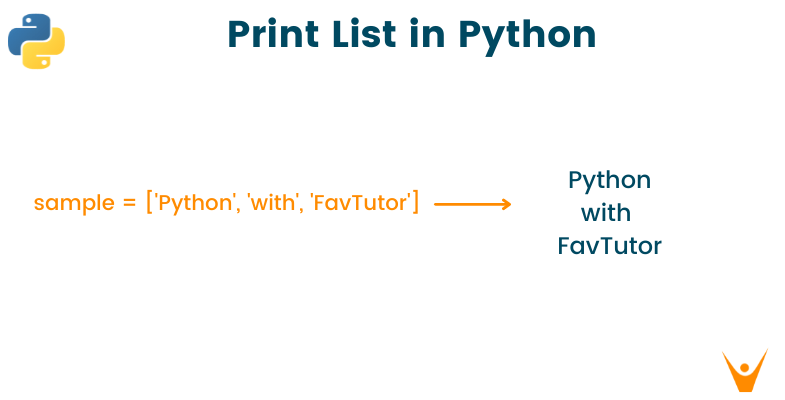 How to Print a List in Python? | FavTutor