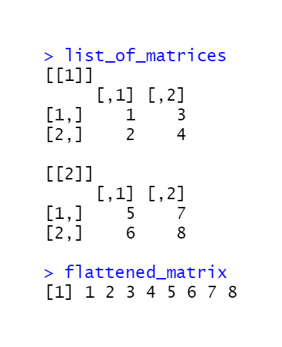 Flattening Matrices