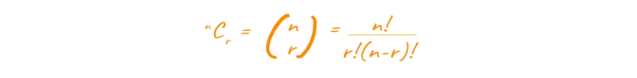 Pascal's triangle formula