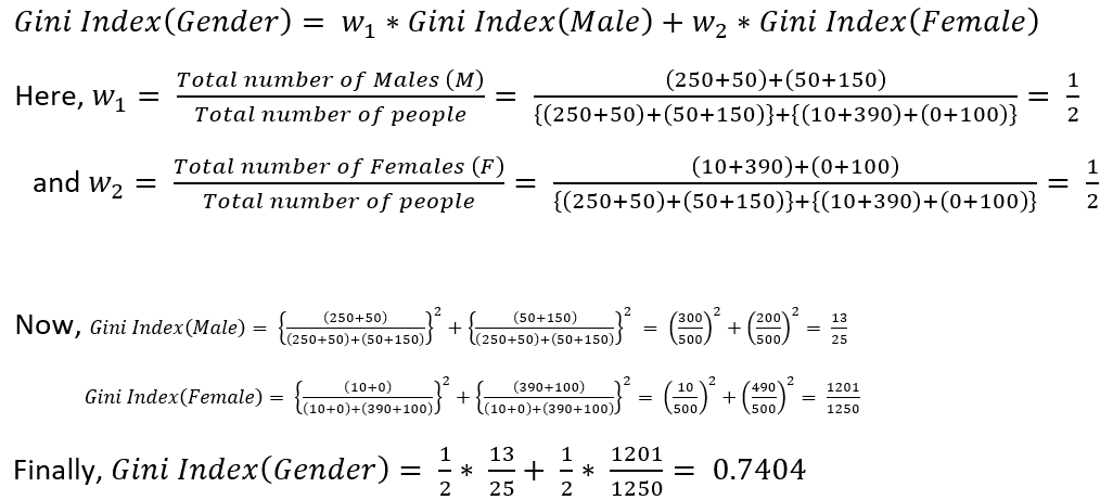 gini index gender