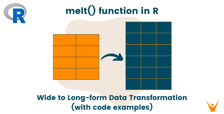 melt() function in R (with Code Examples)